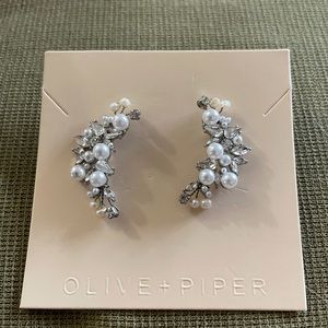 Olive and piper pearl earrings